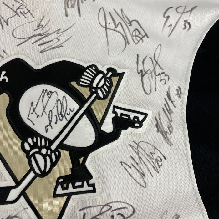 Sidney Crosby Rookie 2005-06 Pittsburgh Penguins Team Signed Game Jersey JSA COA