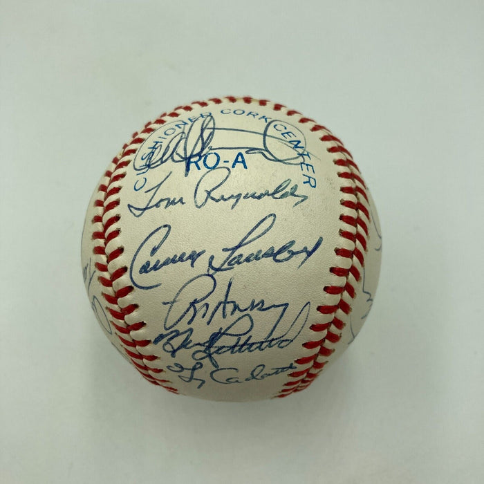 1989 Oakland A's Athletics World Series Champs Team Signed Baseball PSA DNA COA
