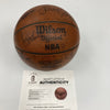 1975-76 Boston Celtics NBA Champs Team Signed Game Used Basketball Beckett COA