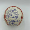 2002 Anaheim Angels World Series Champs Team Signed W.S. Baseball With JSA COA