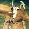 Bill Buckner & Mookie Wilson Signed 16"x20" Canvas Giclee Photo Steiner COA