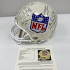 Johnny Unitas Joe Namath Len Dawson Hall Of Fame Multi Signed NFL Helmet JSA COA