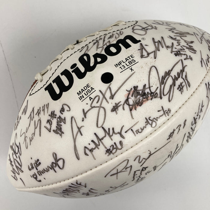 1998 Oklahoma Sooners Team Signed Football PSA DNA COA