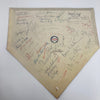 Incredible 1970's HOF Multi Signed Home Plate 67 Sigs Satchel Paige Beckett COA