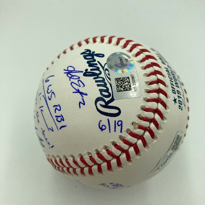 2019 Washington Nationals World Series Champs Team Signed Baseball Fanatics Holo