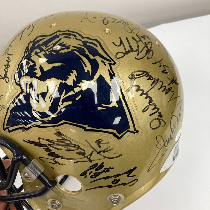 Pittsburgh Panthers Legends Multi Signed Game Helmet 30+ Sigs Dan Marino JSA COA