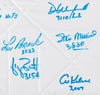 Beautiful 3,000 Hit Club Multi Signed Base 13 Sigs With Inscriptions PSA DNA COA