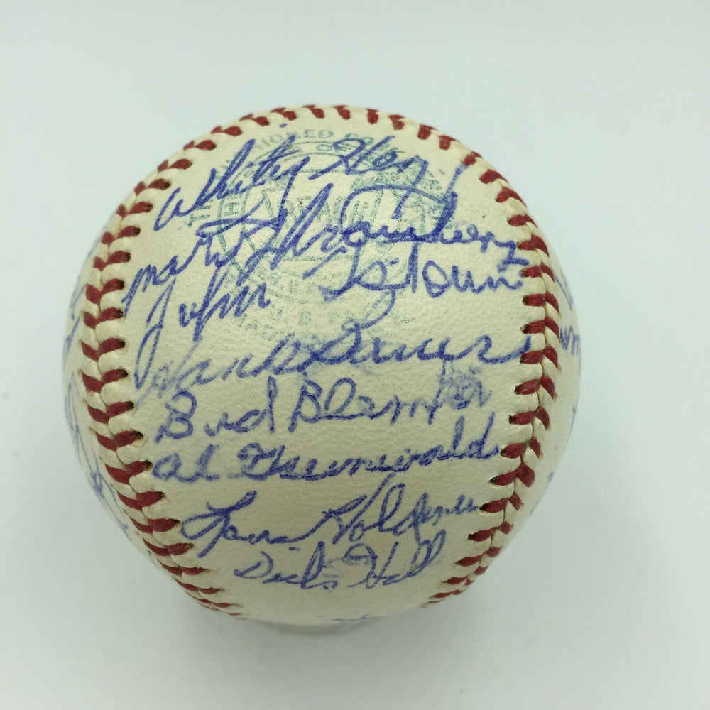 The Finest 1960 Kansas City Athletics A's Team Signed AL Baseball With JSA COA