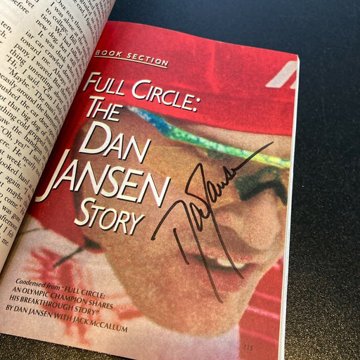Dan Jansen Signed Autographed Magazine