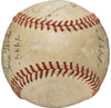 1949 All Star Team Signed Baseball Joe Dimaggio Ted Williams JSA & Beckett COA