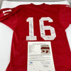 Johnny Unitas "Go Cardinals" Signed Louisville Cardinals College Jersey JSA COA