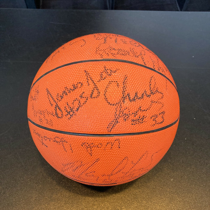 1981-82 Louisville Cardinals Elite 8 Team Signed Basketball 15 Sigs JSA COA
