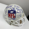 NFL Hall Of Fame Multi Signed Helmet 32 Sigs Joe Montana Jerry Rice Jim Brown