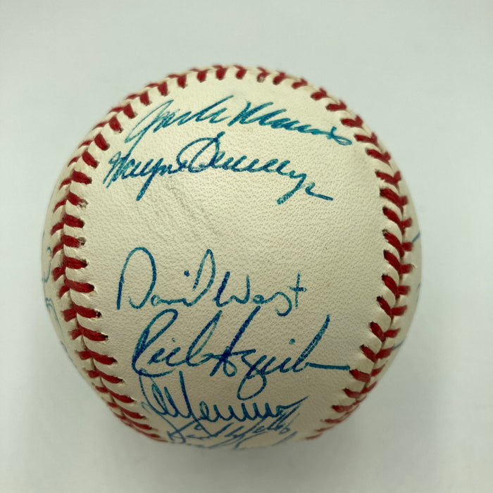 1991 Minnesota Twins World Series Champs Team Signed Baseball JSA COA 31 Sigs