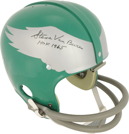 Steve Van Buren Signed Authentic Philadelphia Eagles Full Size Helmet PSA DNA