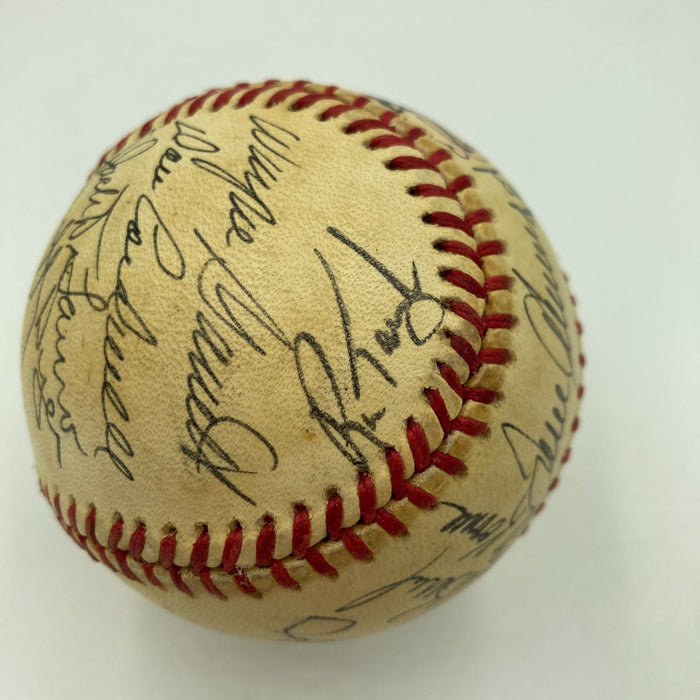 1969 New York Mets WS Champs Team Signed Baseball Tom Seaver Nolan Ryan JSA COA