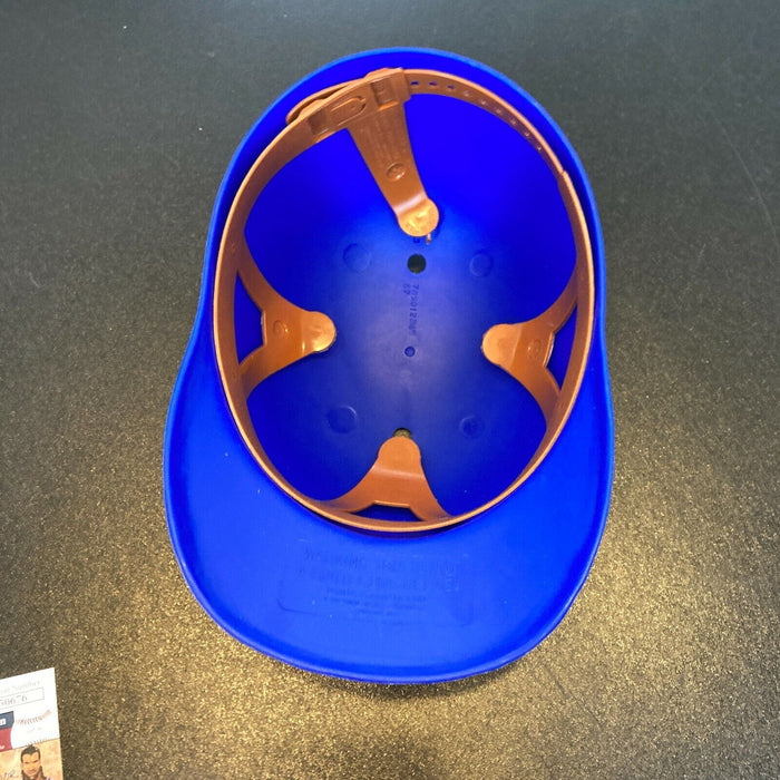 Oscar Gamble Signed Full Size Chicago Cubs Baseball Helmet 1969 Cubs JSA COA