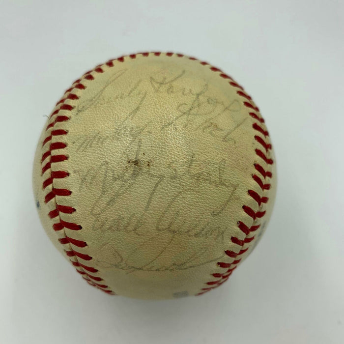 1968 Detroit Tigers World Series Signed Baseball W/ Senator Eugene McCarthy JSA