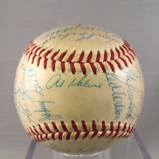 Stunning 1958 Detroit Tigers Team Signed Autographed Baseball Al Kaline PSA DNA