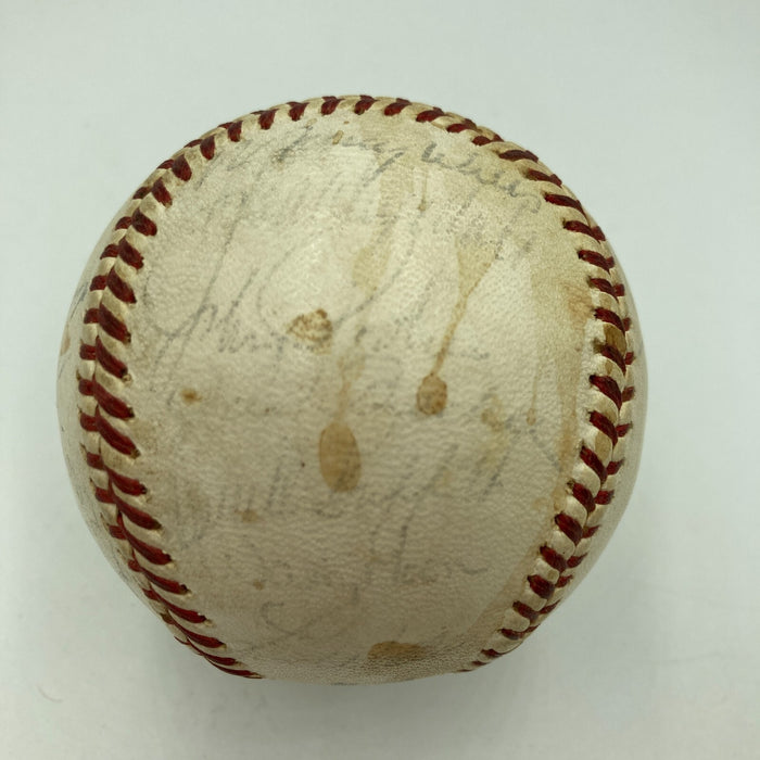 1964 Los Angeles Dodgers Team Signed National League Baseball JSA COA