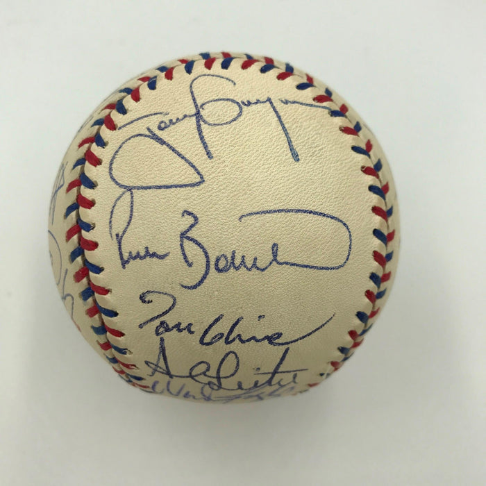 1996 All Star Game Signed Baseball Mcgwire Cal Ripken Gwynn Maddux PSA DNA COA