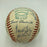 Mickey Mantle 1970's Hall Of Fame Induction Multi Signed Baseball JSA COA