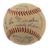 Willie Mays 1954 New York Giants World Series Champs Team Signed Baseball JSA