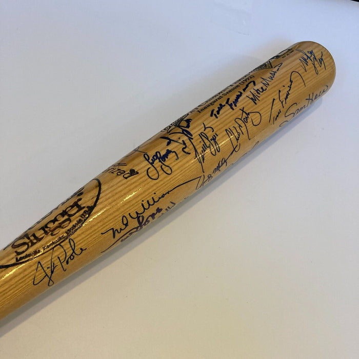 1992 Baltimore Orioles Camden Yards Inaugural Season Team Signed Bat Ripken JSA