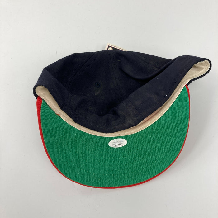 Ted Double Duty Radcliffe Signed Authentic Negro League Hat JSA COA