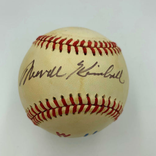 Newt Kimball Chicago Cubs Signed National League Baseball With JSA COA