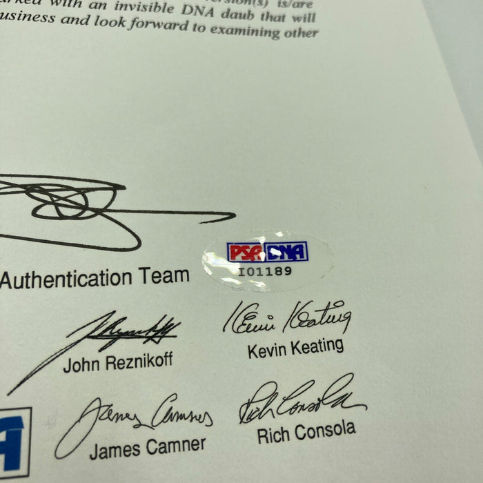 1985 Kansas City Royal World Series Champs Team Signed Baseball With JSA COA