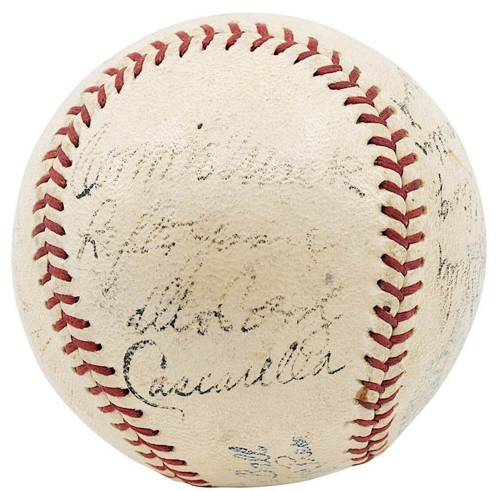 Babe Ruth & Lou Gehrig 1934 Tour Of Japan Team Signed Baseball With Beckett COA