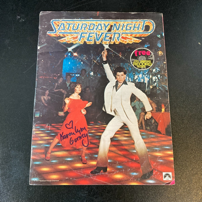 Karen Lynn Gorney & Sam Coppola Signed Saturday Night Fever Magazine JSA COA