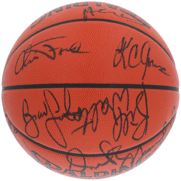 1987-88 Boston Celtics Team Signed Spalding Official Game Basketball PSA DNA