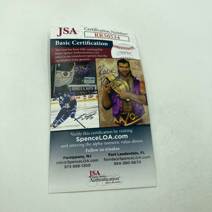 Tim Raines Signed Vintage National League Feeney Baseball JSA COA