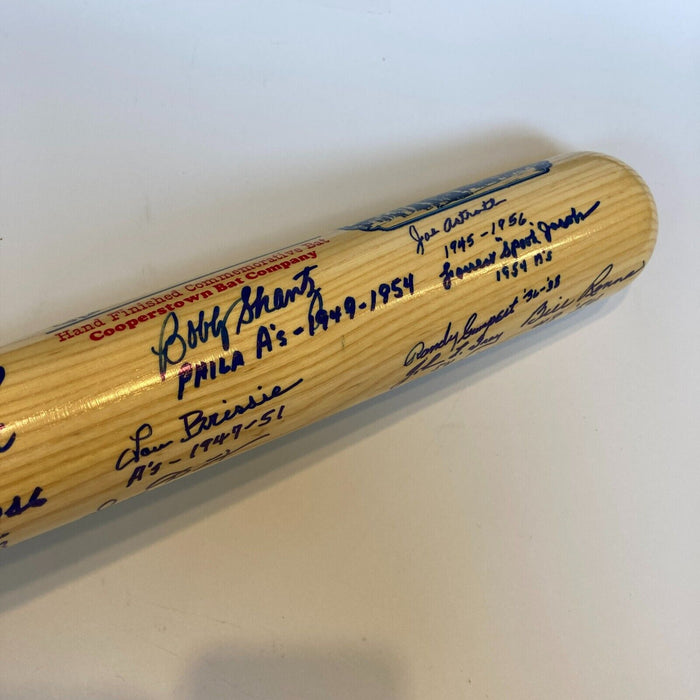 Philadelphia Athletics Legends Multi Signed Cooperstown Bat 20 Sigs JSA COA