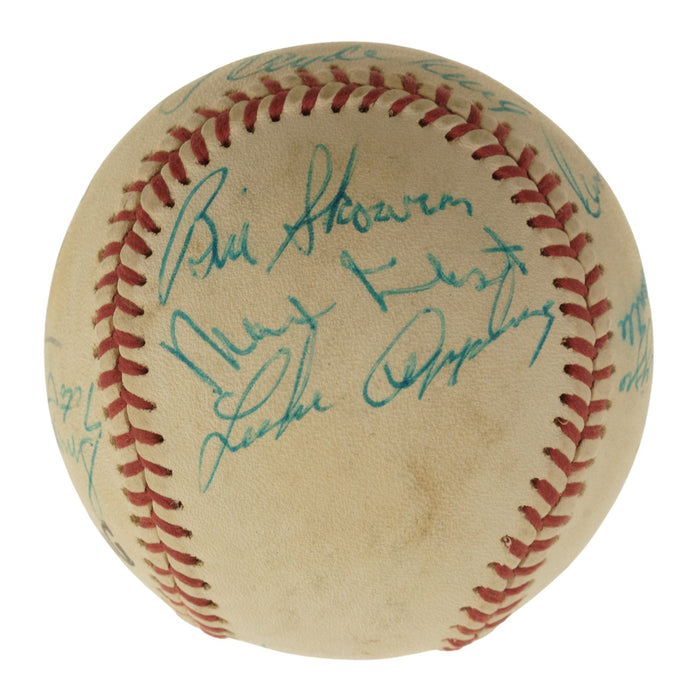 Mickey Mantle & Joe DiMaggio Hall Of Fame Multi Signed Baseball Beckett COA