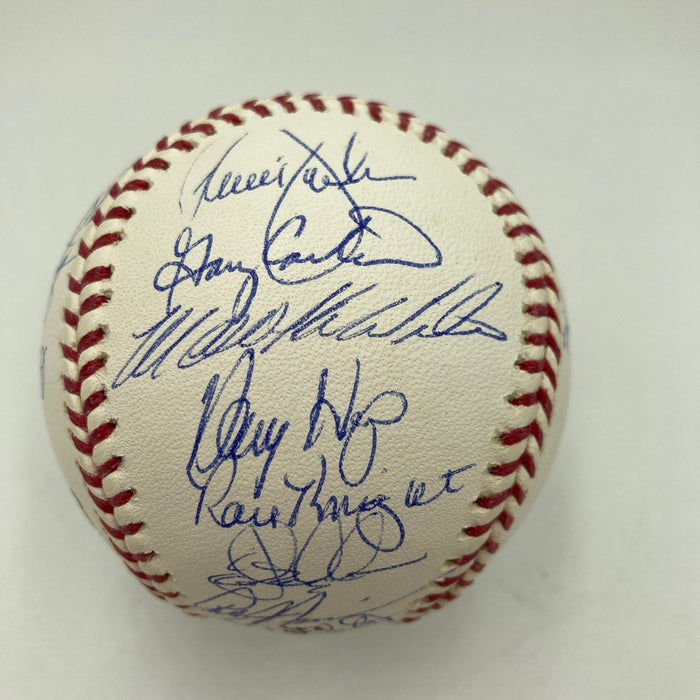 1986 New York Mets World Series Champs Team Signed W.S. Baseball Steiner & MLB