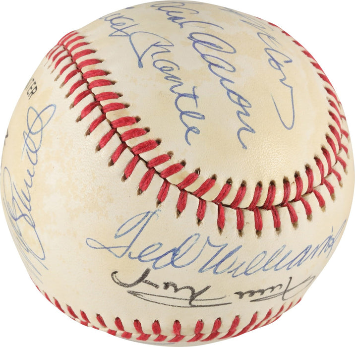 500 Home Run Signed Baseball Mickey Mantle Ted Williams Willie Mays 11 Sigs PSA
