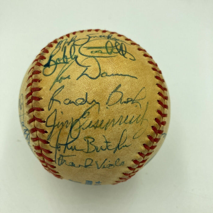 1983 Minnesota Twins Team Signed Official American League Baseball