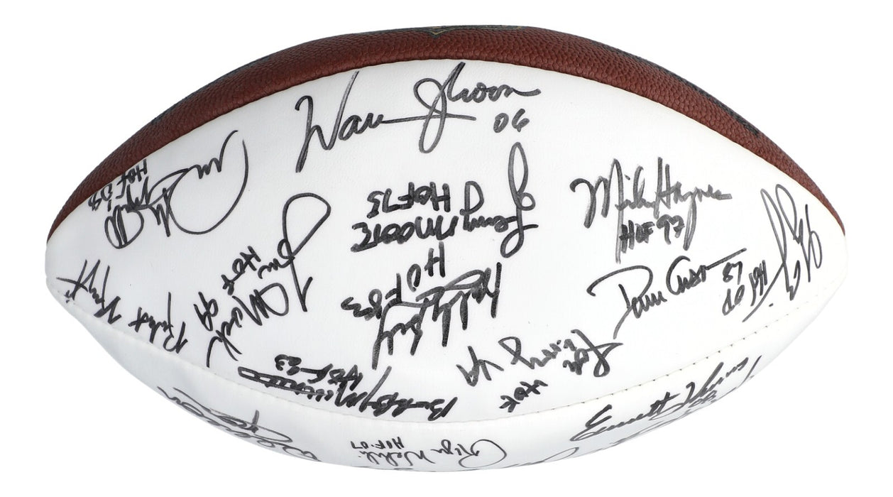 2008 Hall Of Fame Induction Multi Signed NFL Football 34 Sigs Beckett COA