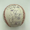 2008 Tampa Bay Rays AL Champs Team Signed World Series Baseball JSA COA