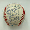 1998 New York Yankees World Series Champs Team Signed Baseball Derek Jeter JSA