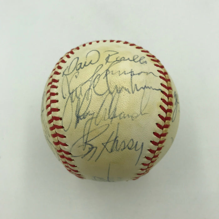 1980 Cleveland Indians Team Signed Autographed American League Baseball