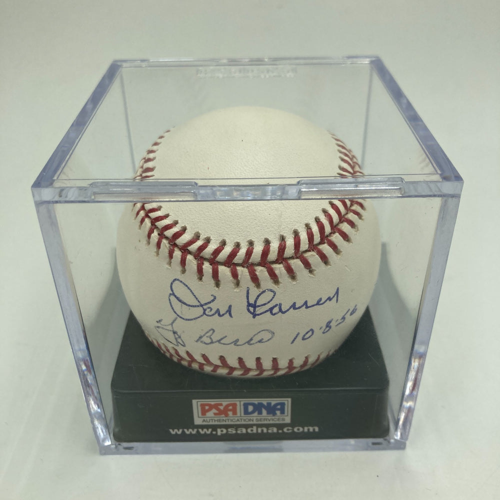 Yogi Berra & Don Larsen Signed Official American League Baseball PSA DNA COA