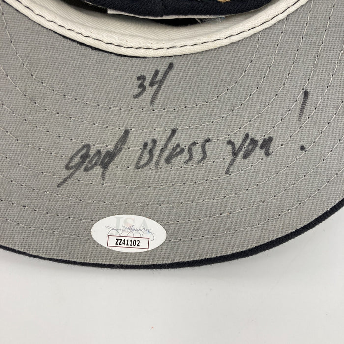 David Ortiz Boston Red Sox Debut Game Used Signed Hat JSA COA First Game Red Sox