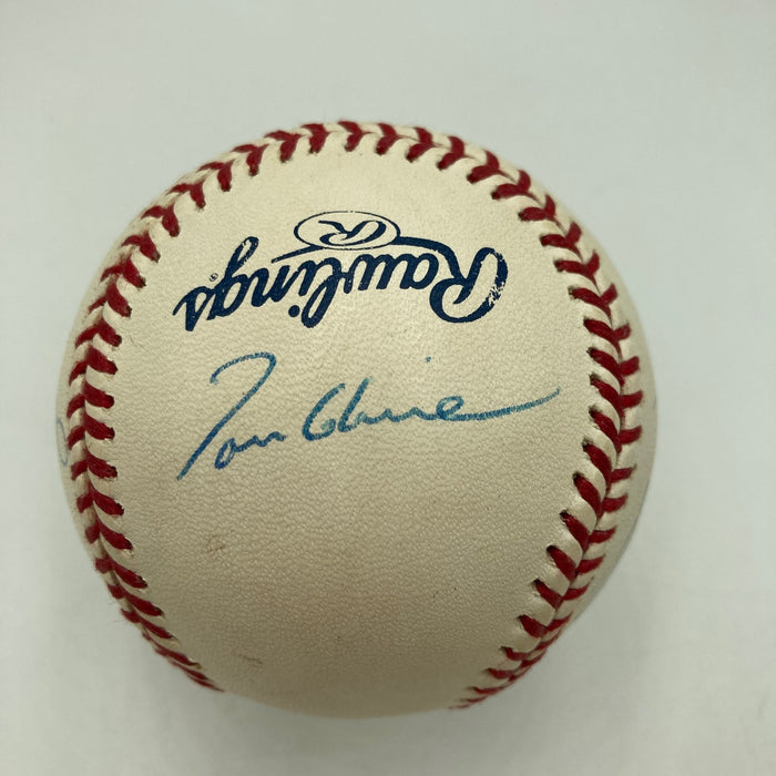 Chipper Jones Greg Maddux Tom Glavine Atlanta Braves Signed Baseball JSA COA