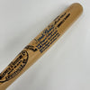 Frank Robinson Signed Heavily Inscribed Career STAT Baseball Bat Beckett