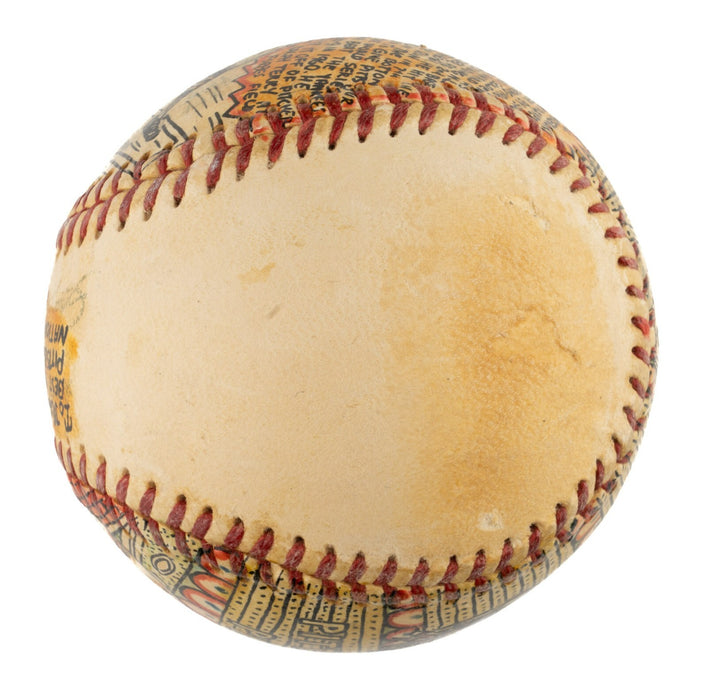 Beautiful Bill Mazeroski Hand Painted George Sosnak Folk Art Signed Baseball