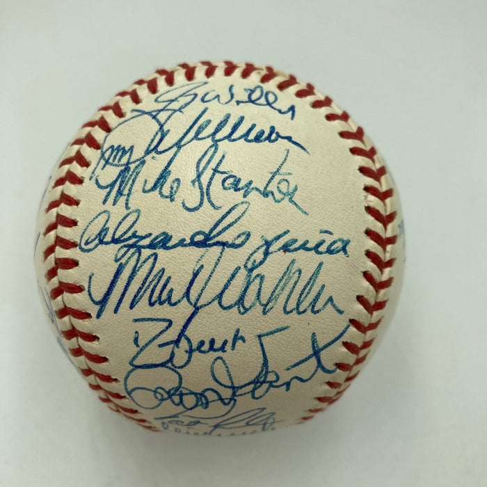 1991 Atlanta Braves NL Champs Team Signed World Series Baseball 31 Sigs JSA COA